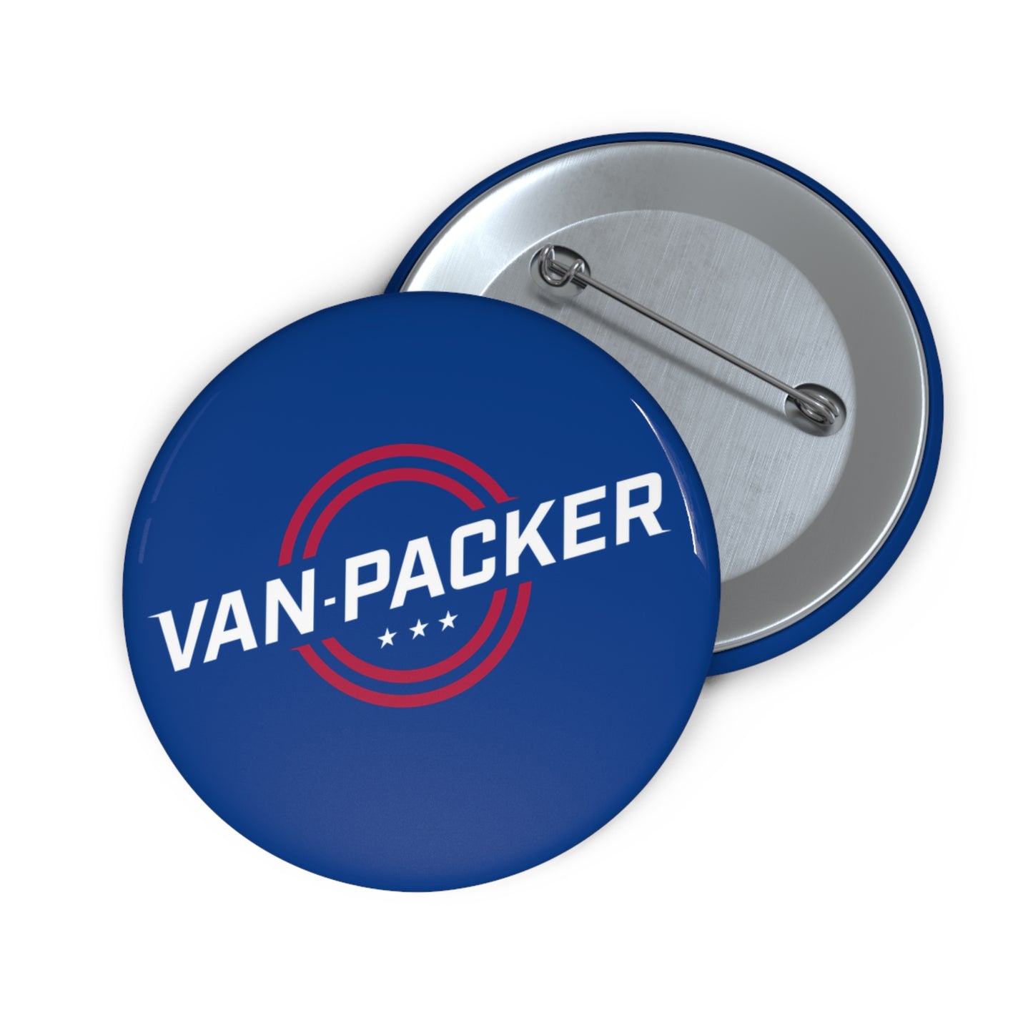 Van-Packer Logo Pin Buttons