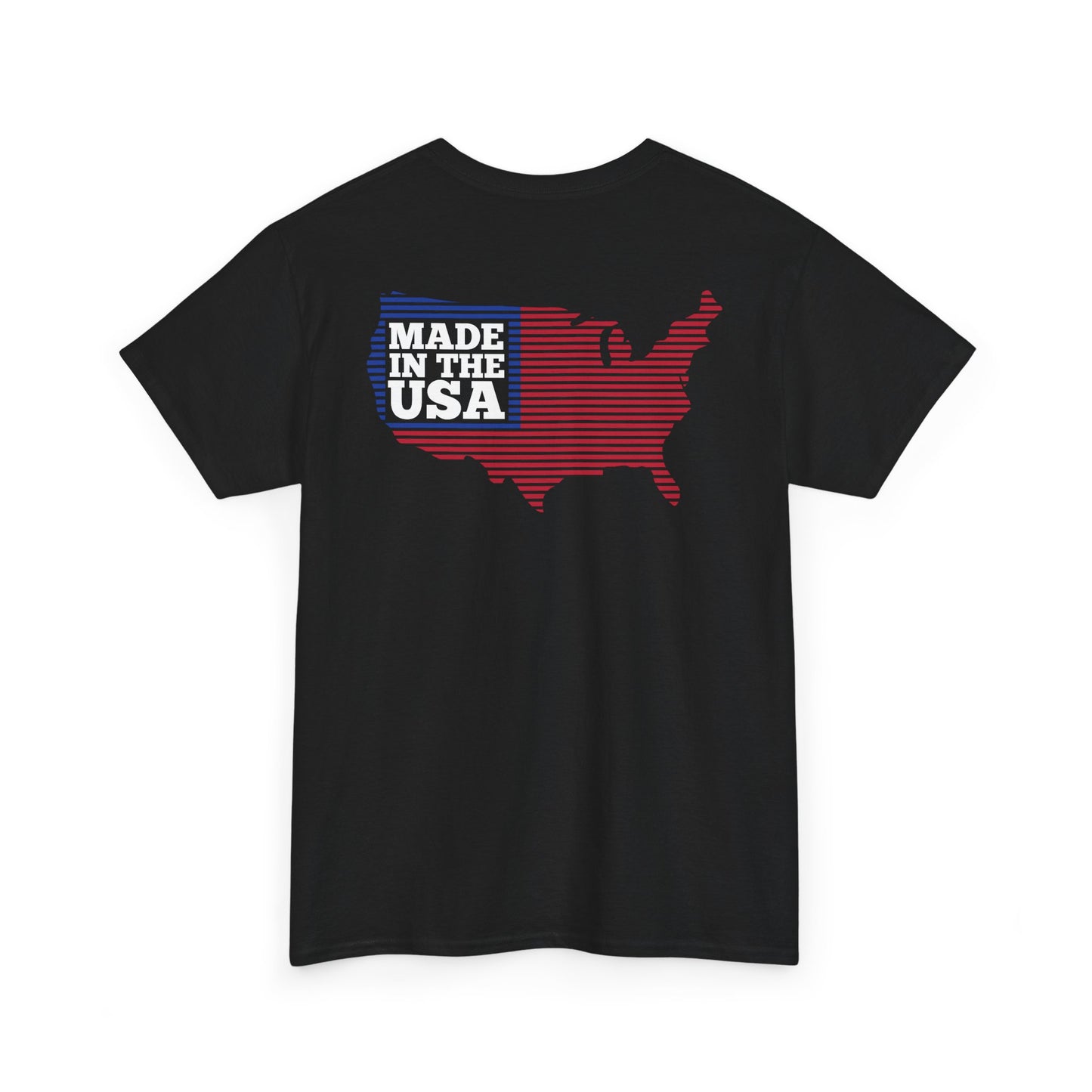 Van-Packer Logo Left Chest Made in the USA on Back T-Shirt