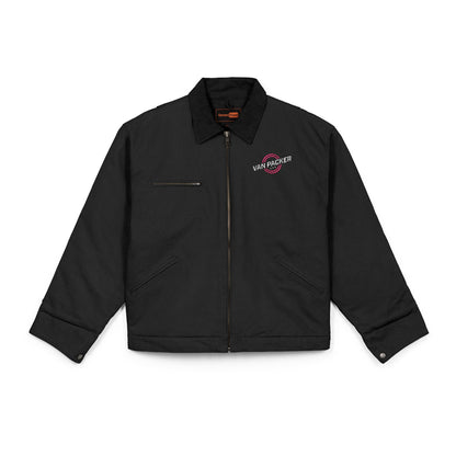 CornerStone® Unisex Duck Cloth Work Van-Packer Logo Jacket