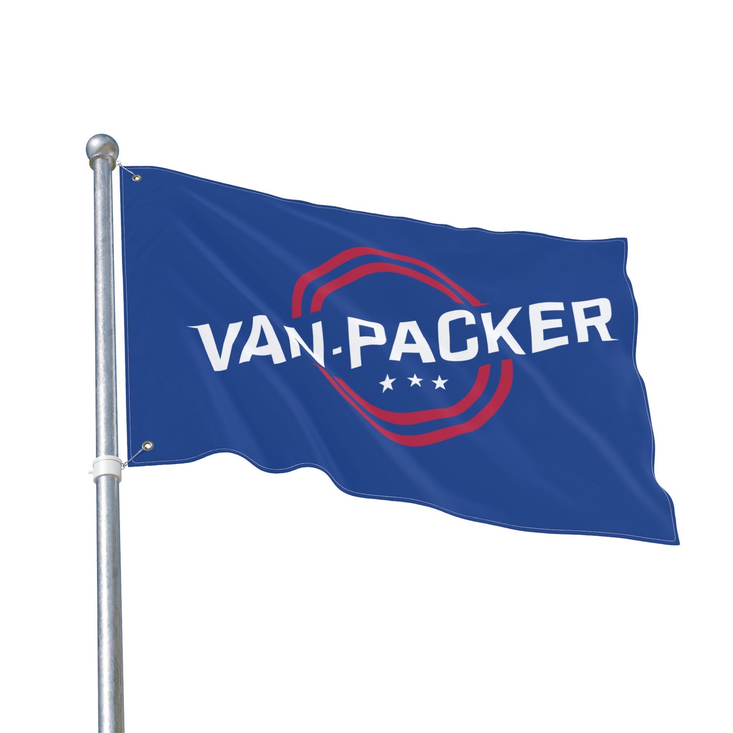 Double Sided Van-Packer Logo Flag