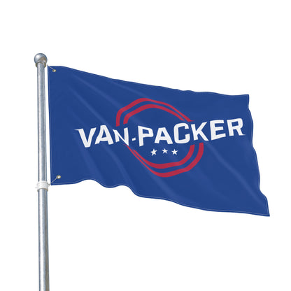 Double Sided Van-Packer Logo Flag