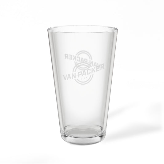 Pint Mixing Glass, 16oz Van-Packer Logo