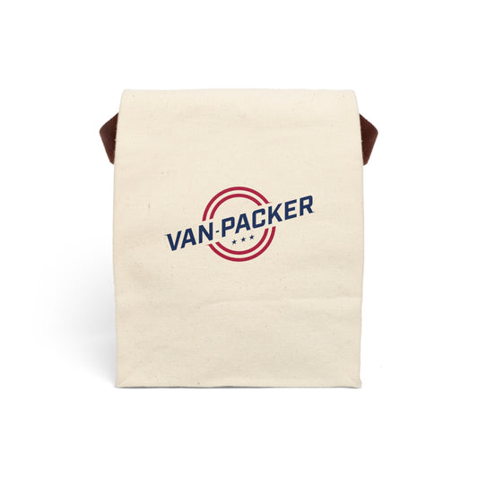 Van-Packer Canvas Lunch Bag With Strap
