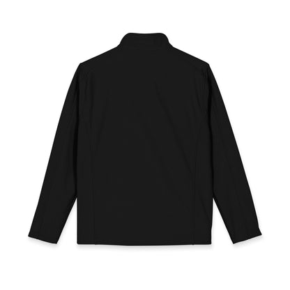Port Authority® Men's Core Soft Shell Van-Packer White Logo Jacket