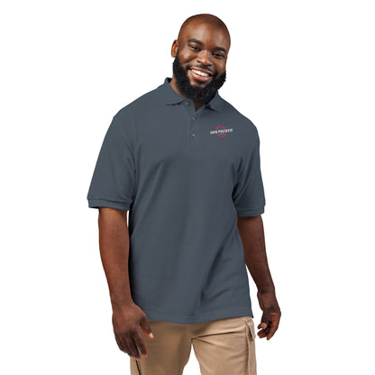 Embroidered "Van-Packer" Logo Polo Shirt