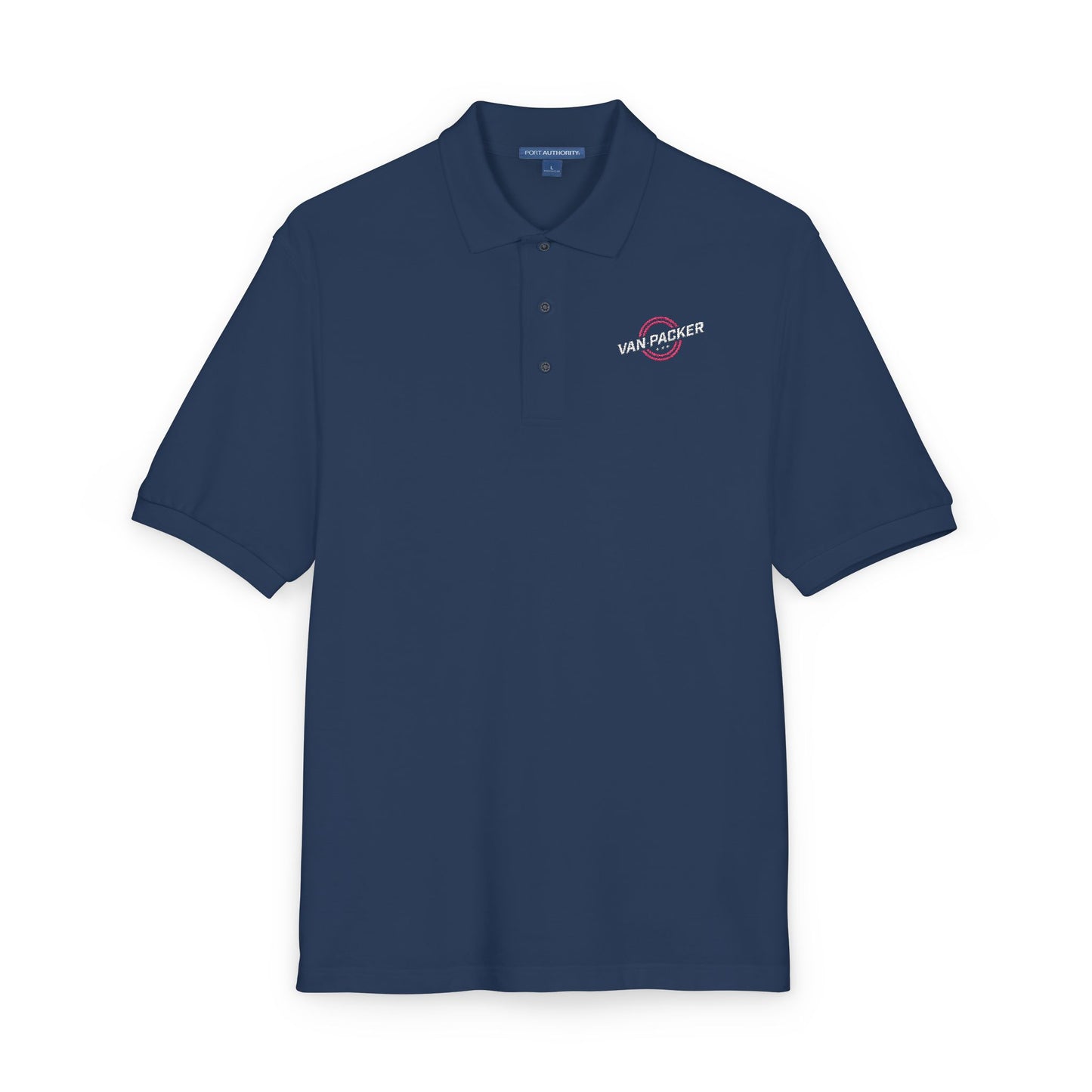 Embroidered "Van-Packer" Logo Polo Shirt