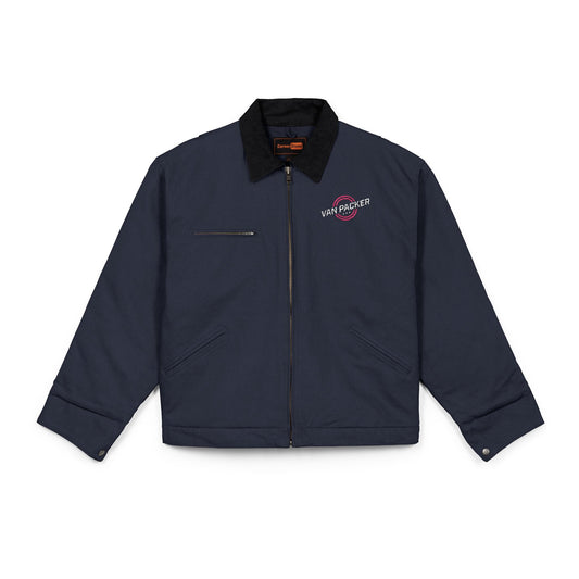 CornerStone® Unisex Duck Cloth Work Van-Packer Logo Jacket