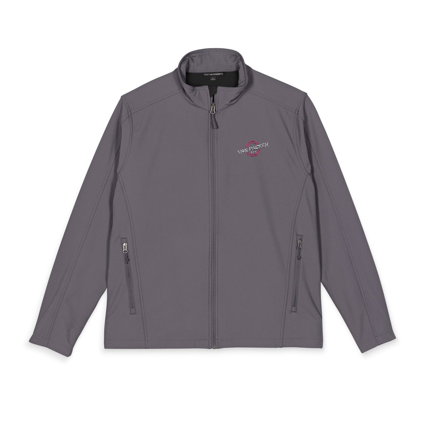 Embroidered Van-Packer Logo Soft Shell Jacket