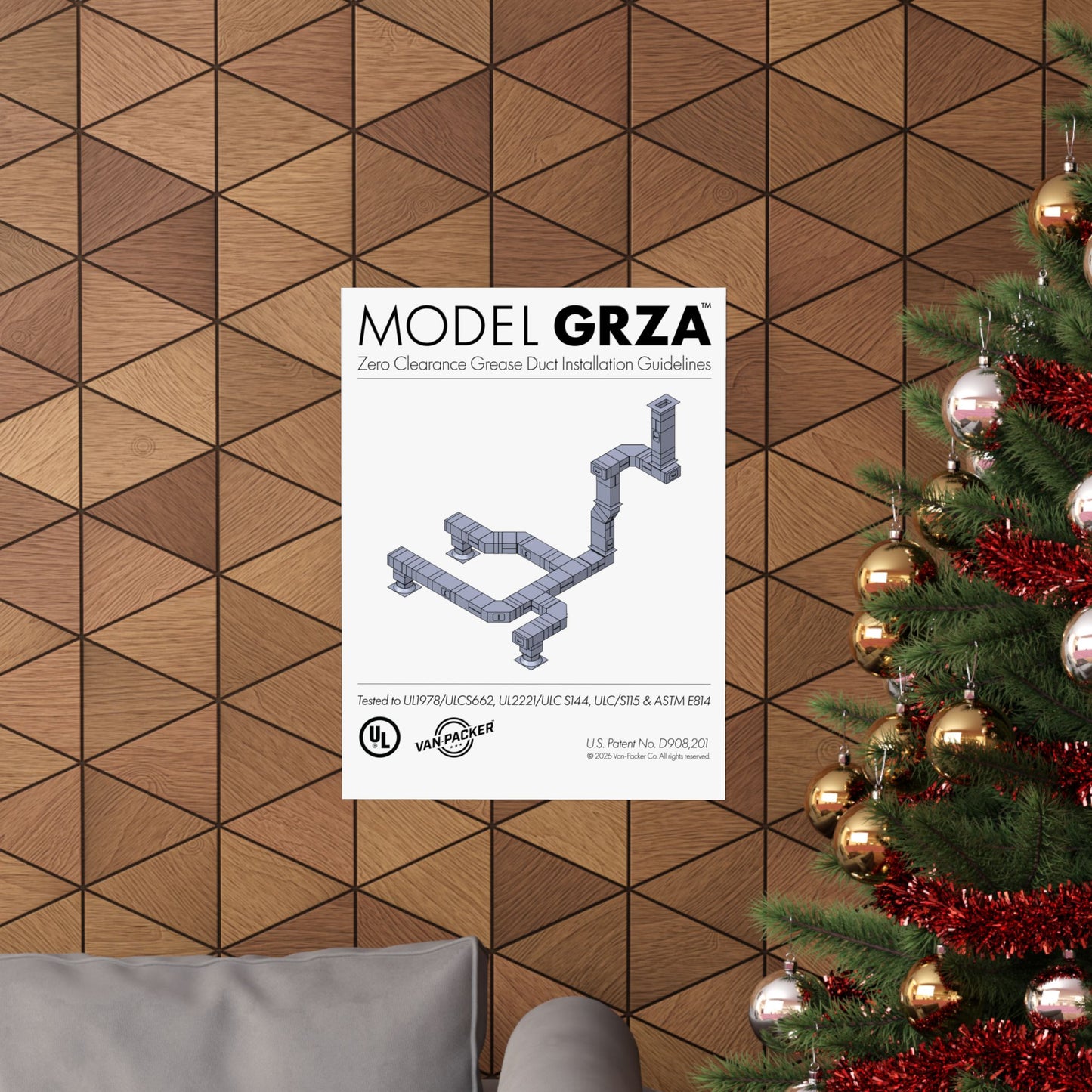 Van-Packer Model GRZA Vertical Poster