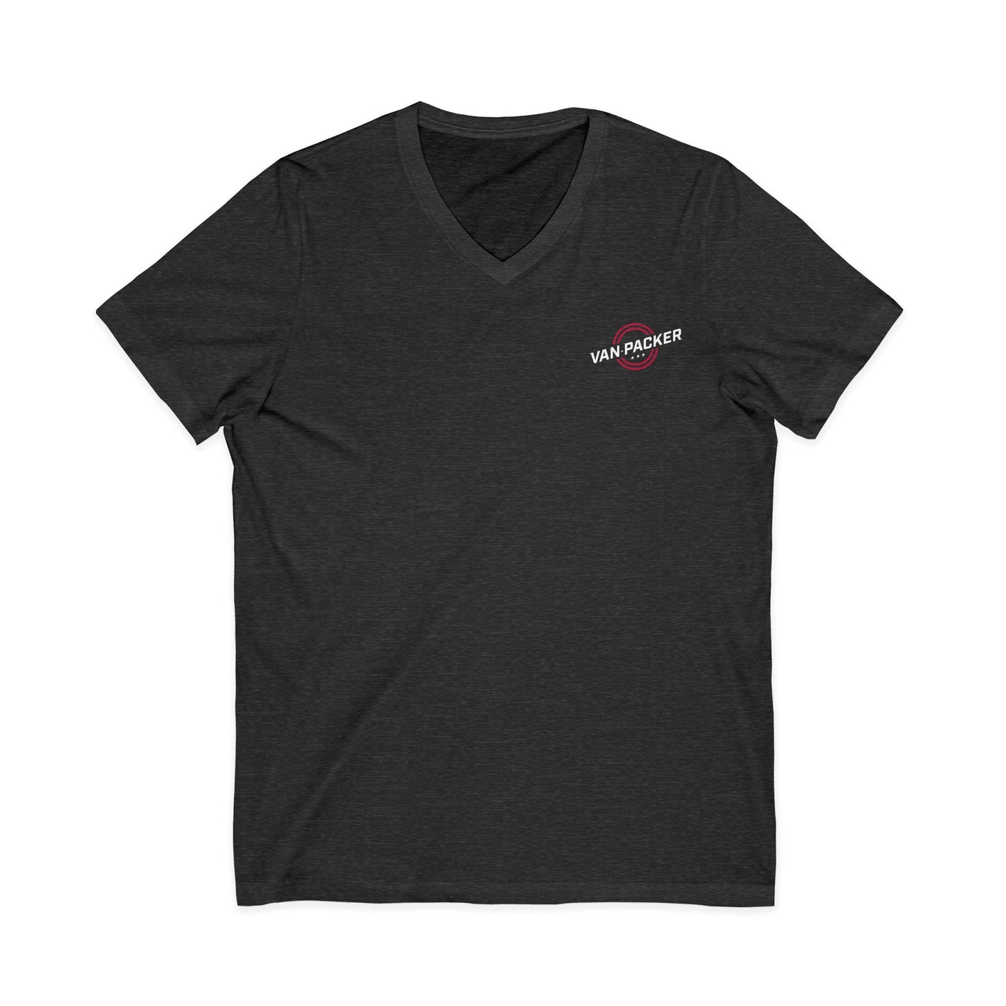 Unisex Jersey Short Sleeve Van-Packer V-Neck Tee