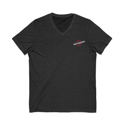 Unisex Jersey Short Sleeve Van-Packer V-Neck Tee