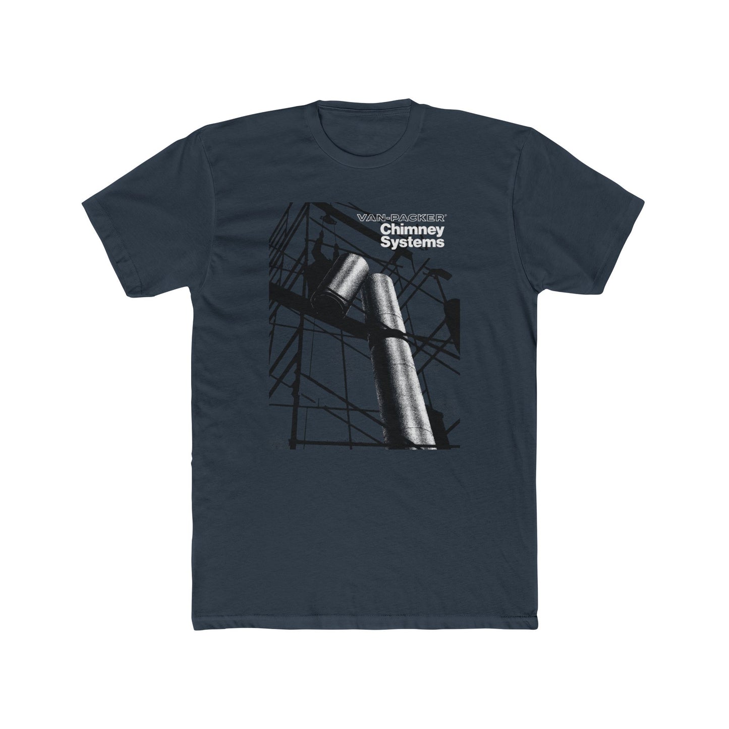 Vintage Van-Packer Chimney Systems Graphic Tee Supersoft Fashion-Fit Unisex Shirt