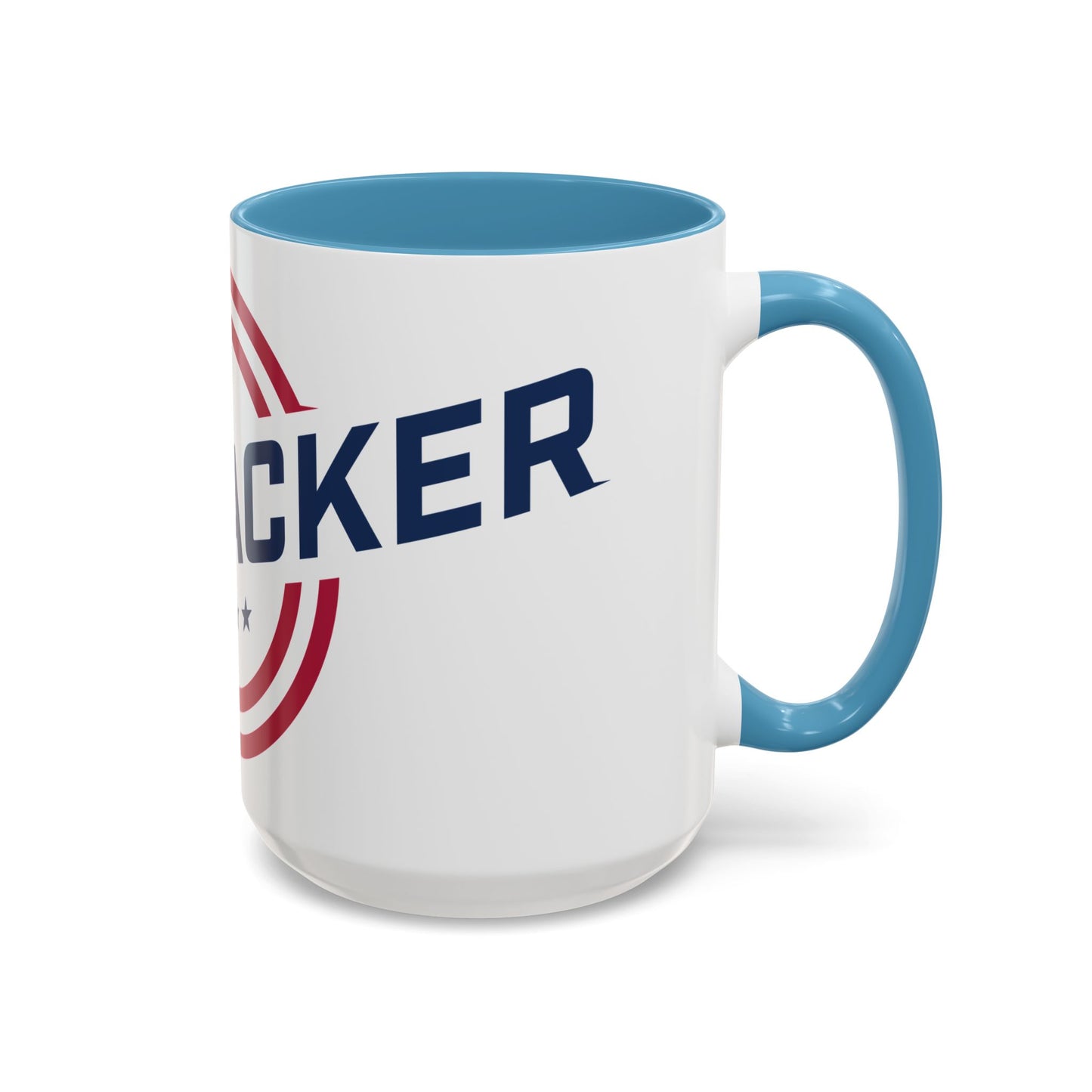 Modern Accent Van-Packer Coffee Mug — Bold Minimalist Circle Design (11/15 oz)