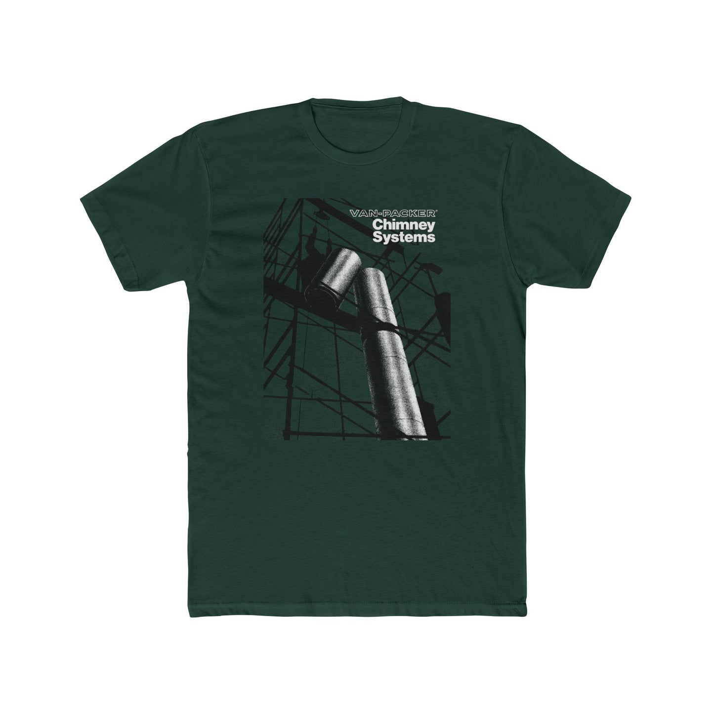 Vintage Van-Packer Chimney Systems Graphic Tee Supersoft Fashion-Fit Unisex Shirt