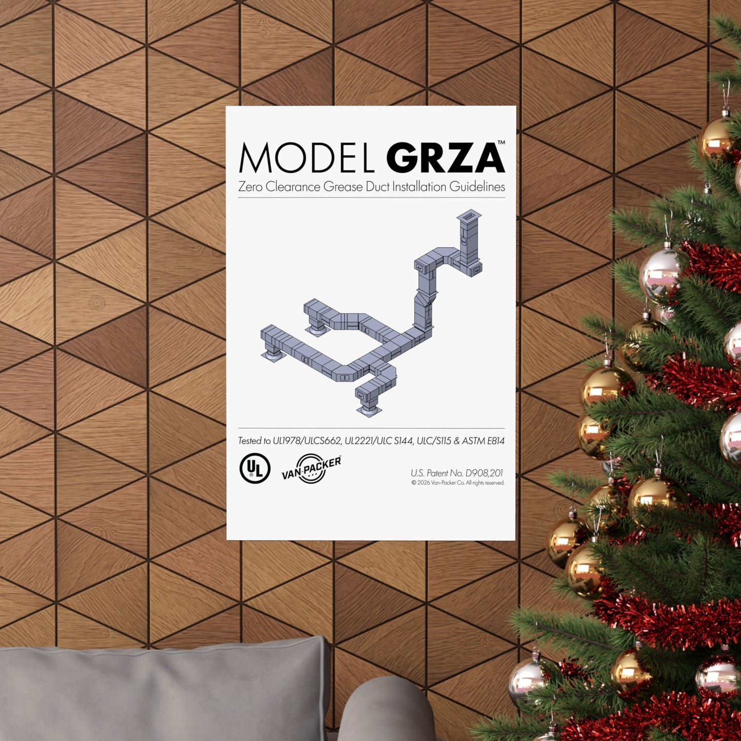 Van-Packer Model GRZA Vertical Poster