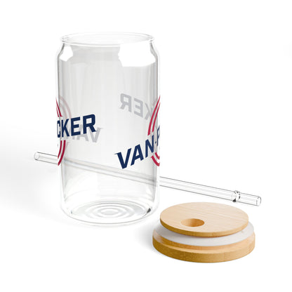 Van-Packer Logo Sipper Glass, 16oz