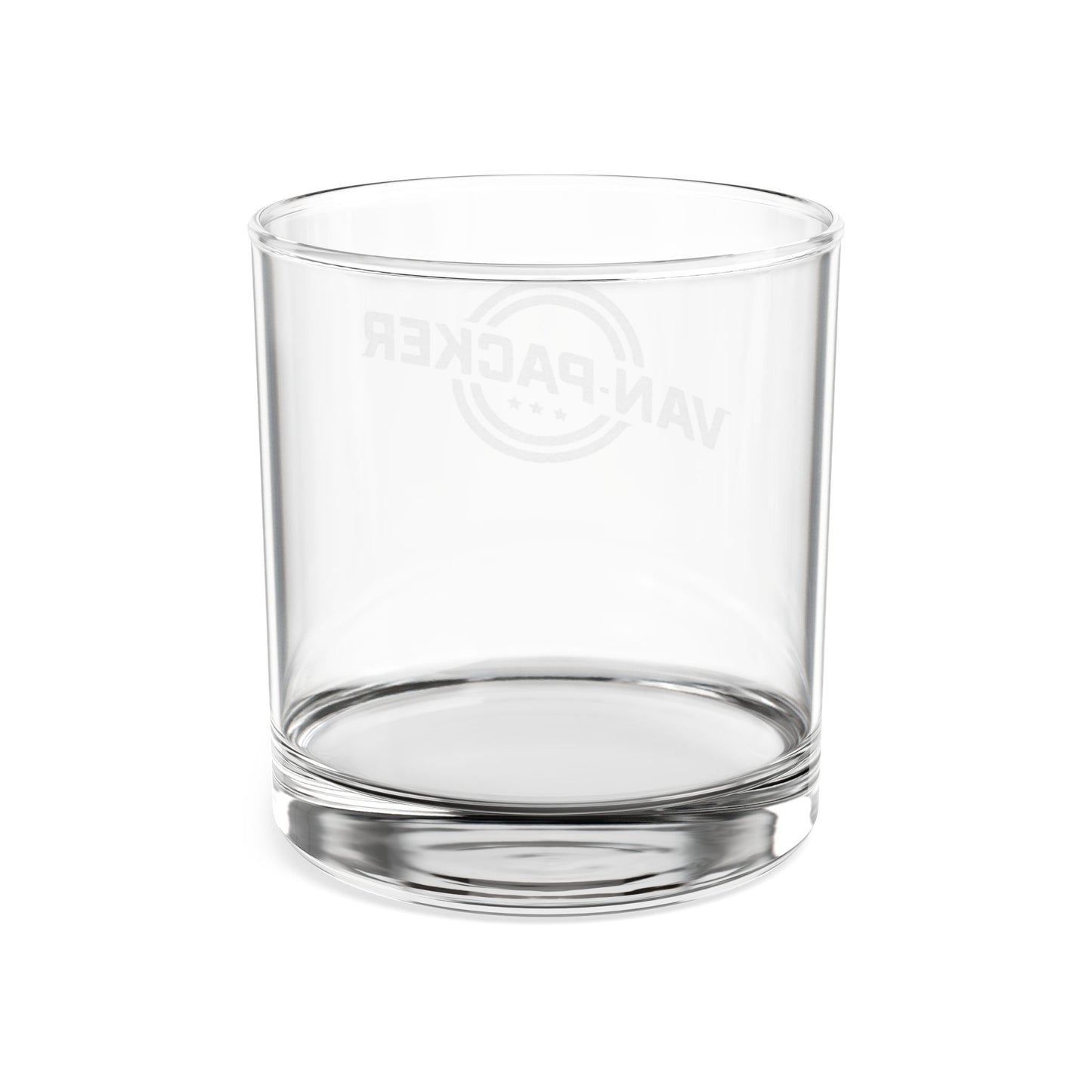 Engraved 10.5 oz Whiskey Glass  Van-Packer Rocks Glass