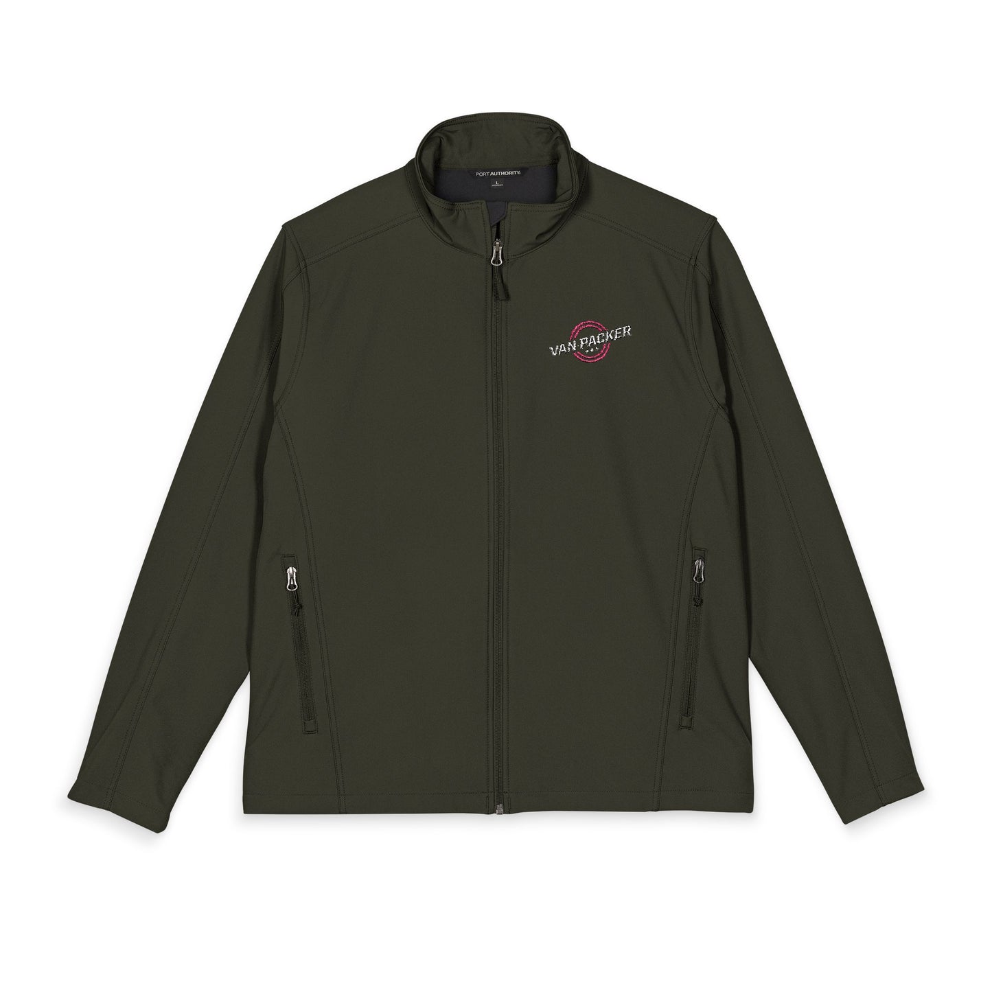Port Authority® Men's Core Soft Shell Van-Packer Logo Jacket
