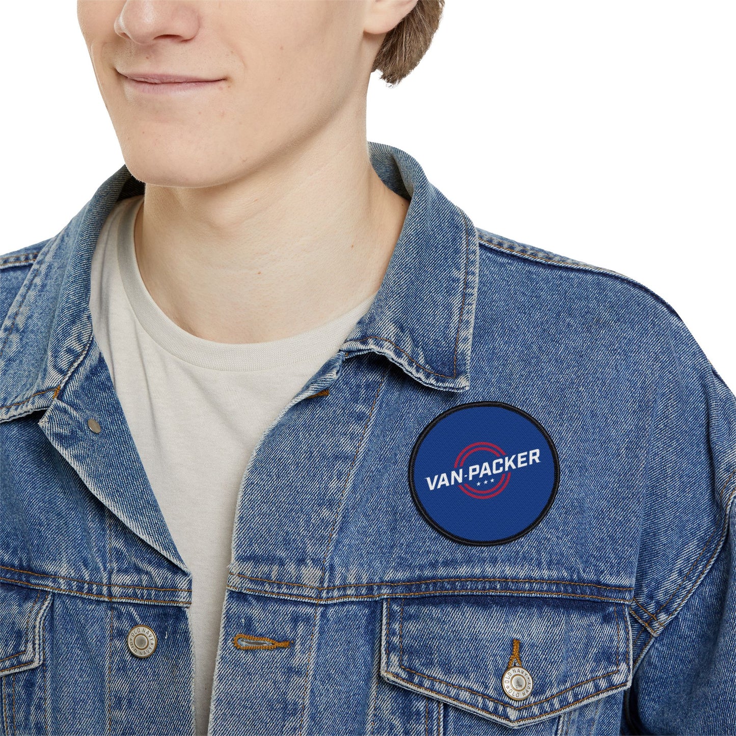 Iron-On Van-Packer Logo Patches