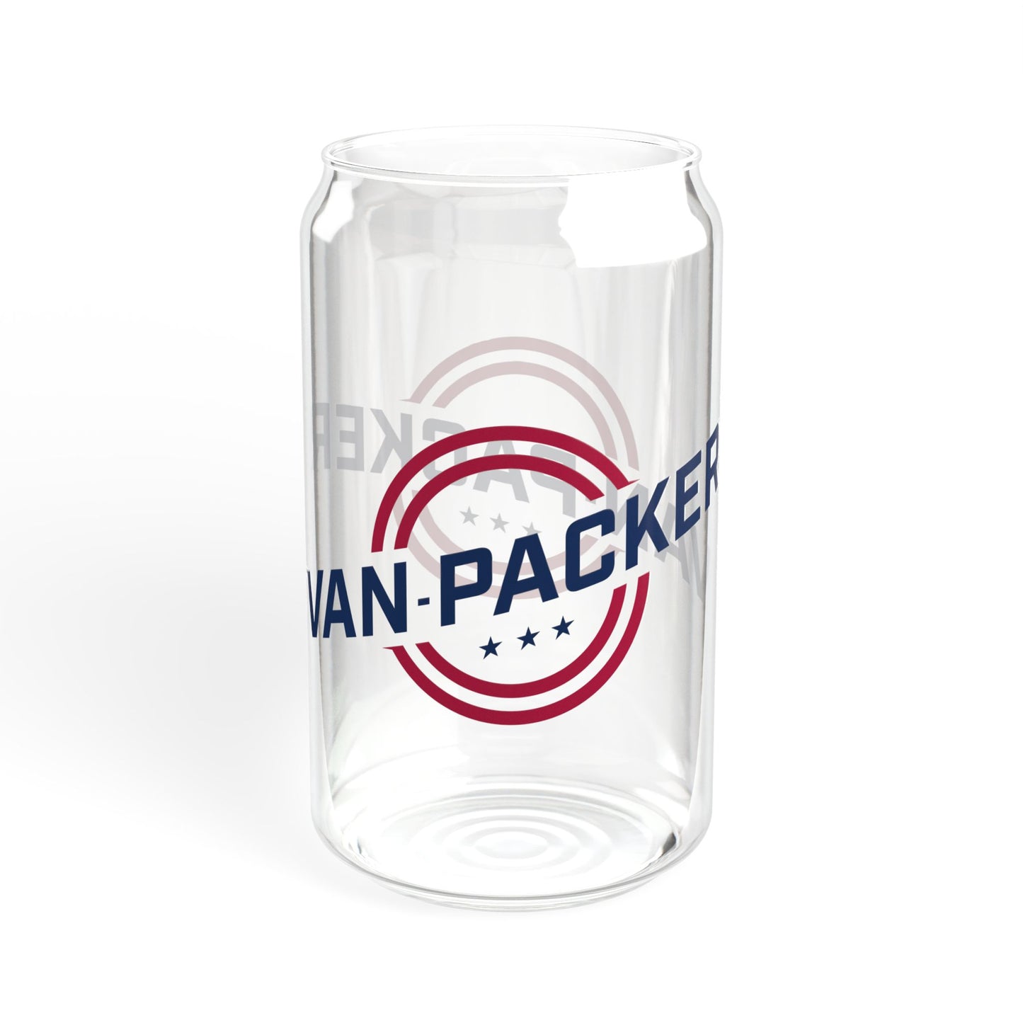 Van-Packer Logo Sipper Glass, 16oz