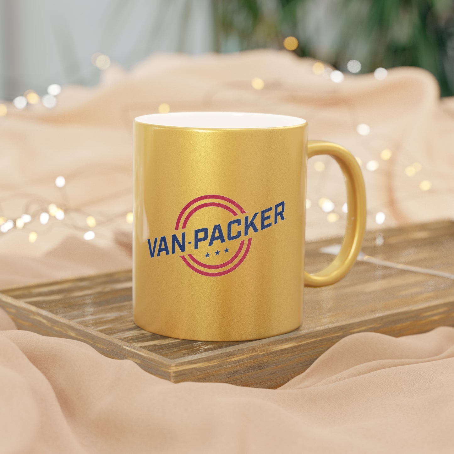 Van-Packer Metallic Mug (Silver\Gold)