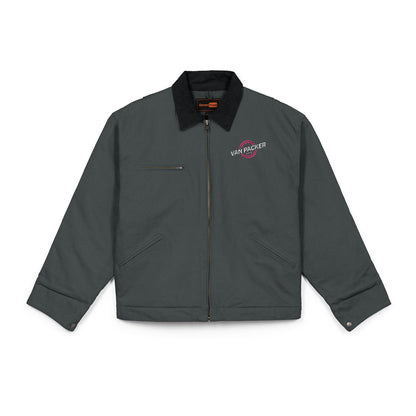 CornerStone® Unisex Duck Cloth Work Van-Packer Logo Jacket