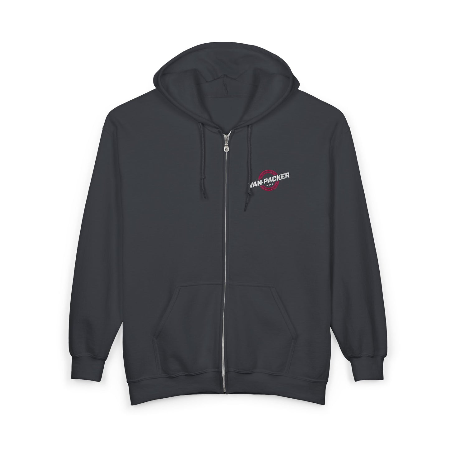 Unisex Heavy Blend™ Full Zip Hooded Van-Packer Sweatshirt