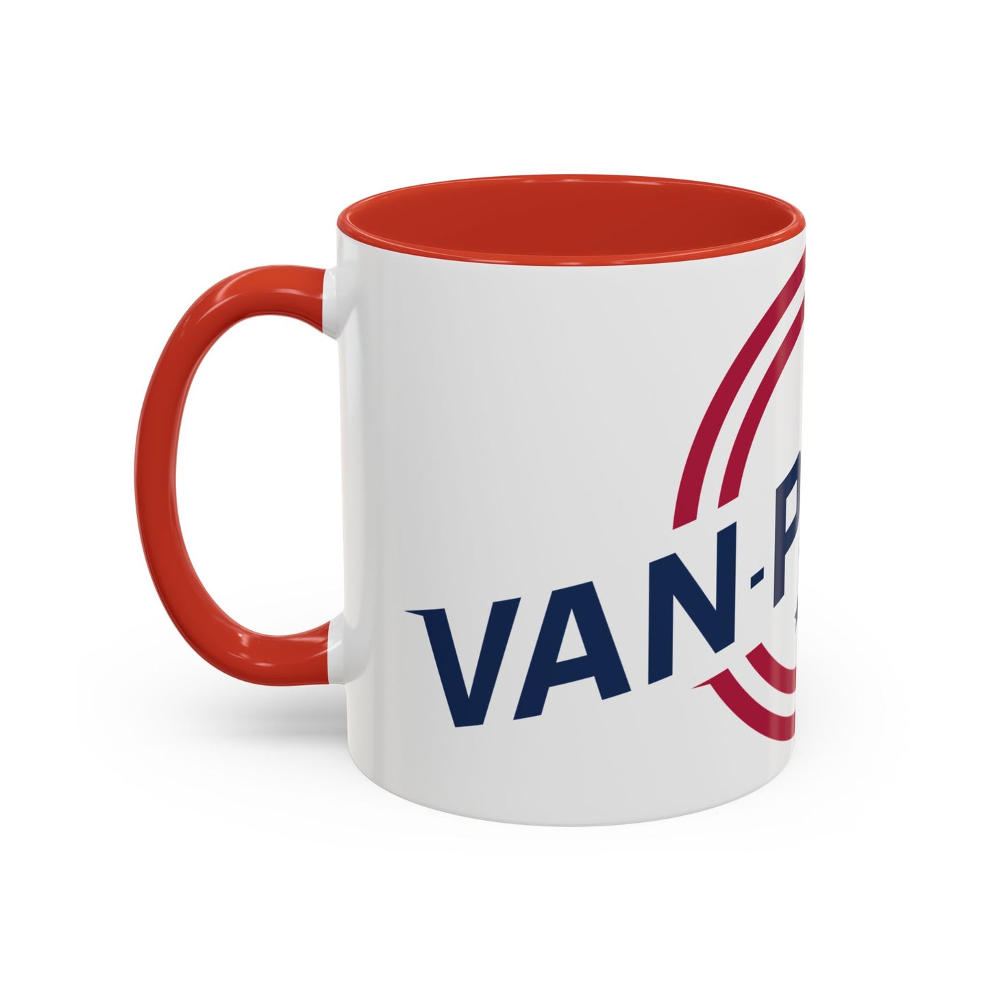 Modern Accent Van-Packer Coffee Mug — Bold Minimalist Circle Design (11/15 oz)