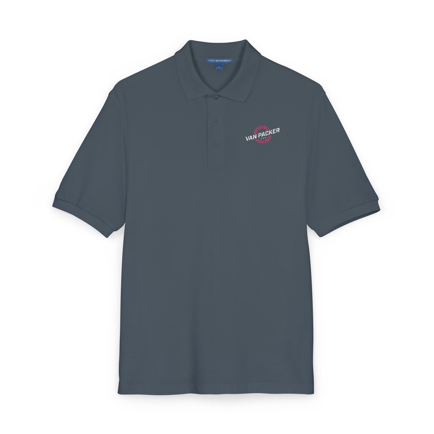 Embroidered "Van-Packer" Logo Polo Shirt