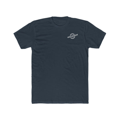 Unisex Cotton Crew Van-Packer White Logo Tee