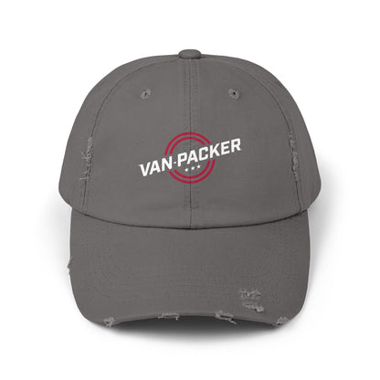 Unisex Distressed Van-Packer Cap