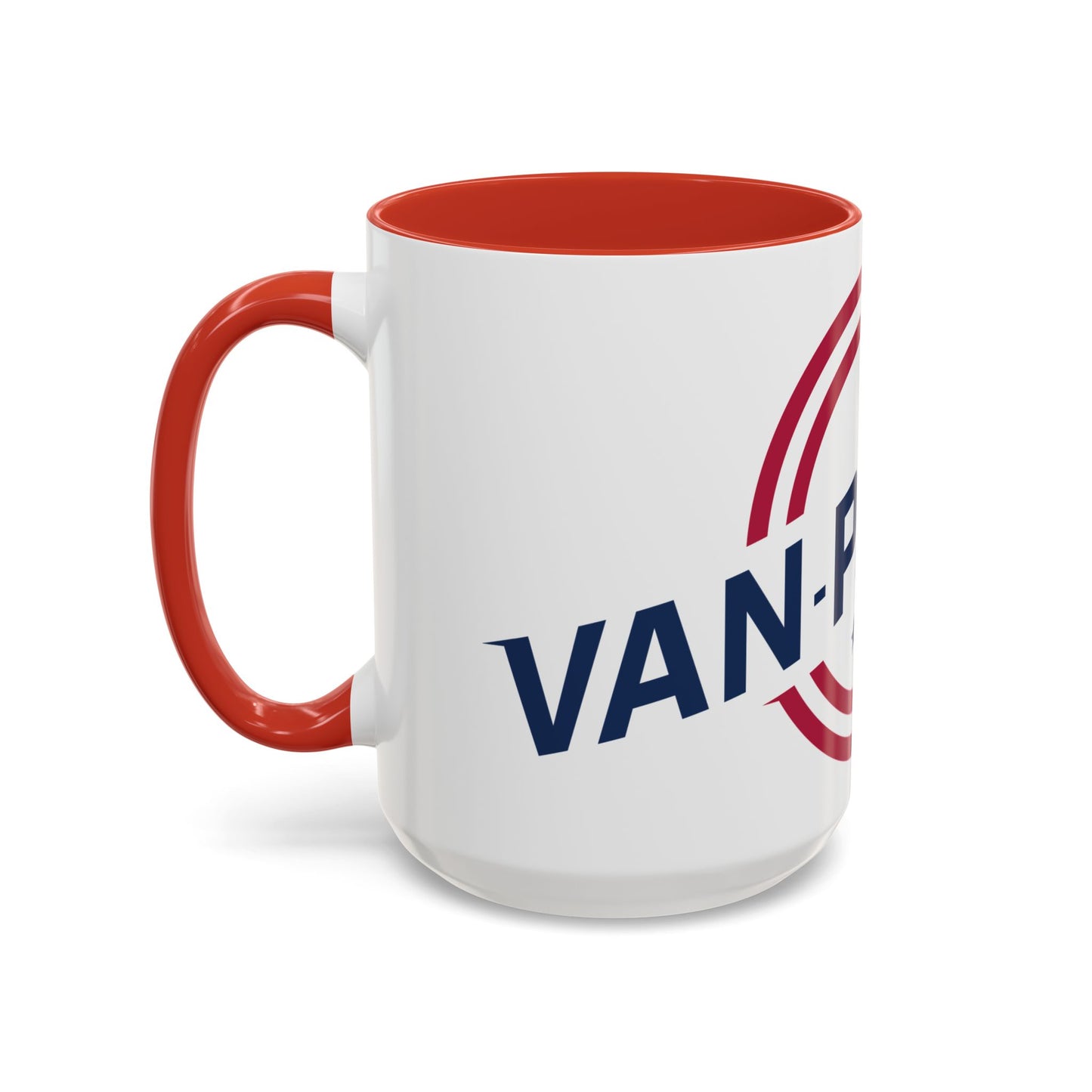 Modern Accent Van-Packer Coffee Mug — Bold Minimalist Circle Design (11/15 oz)