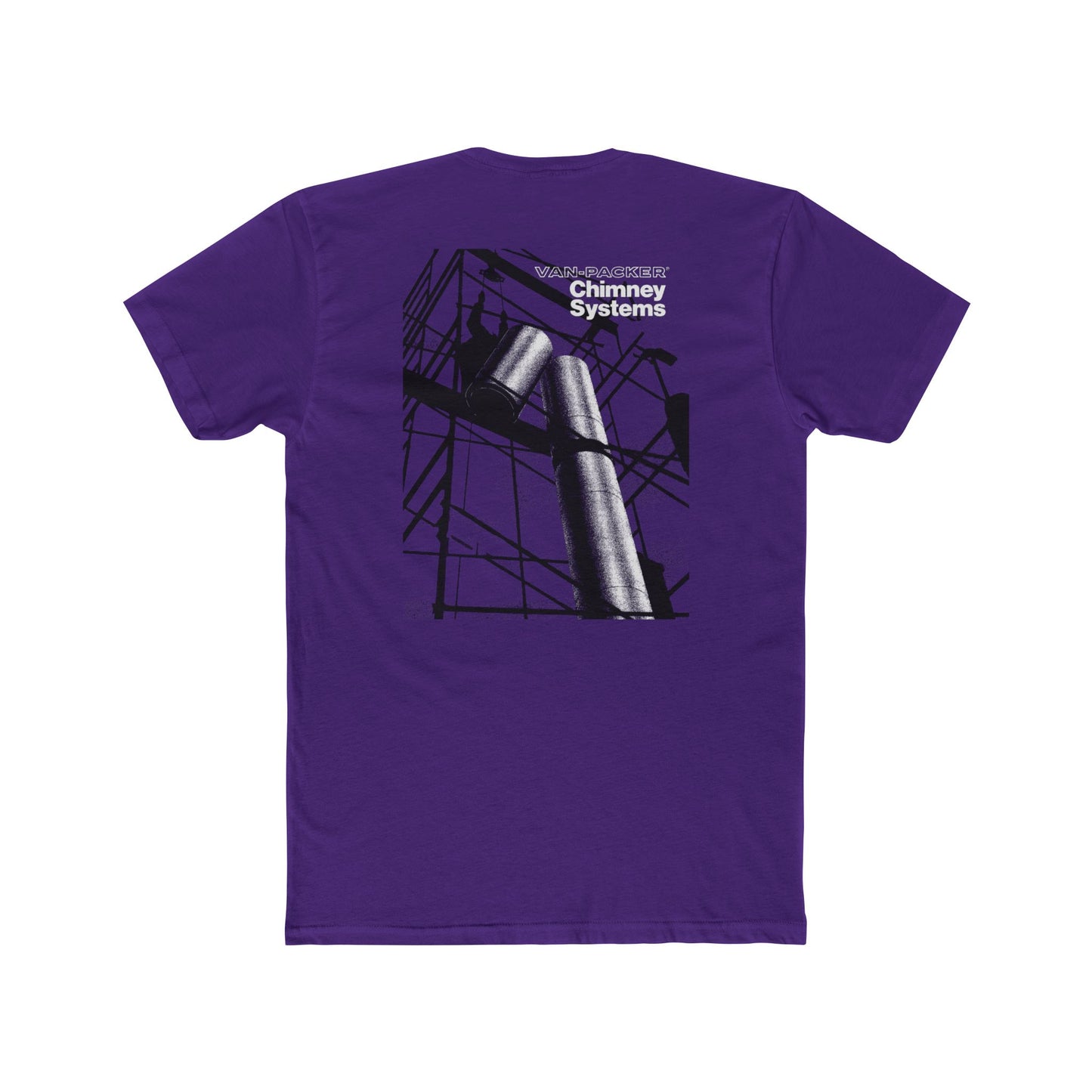 Vintage Industrial Back Print Unisex Van-Packer Tee