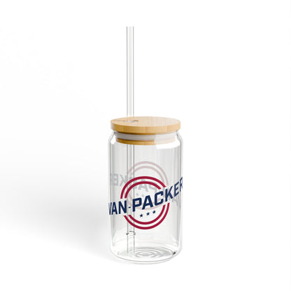 Van-Packer Logo Sipper Glass, 16oz