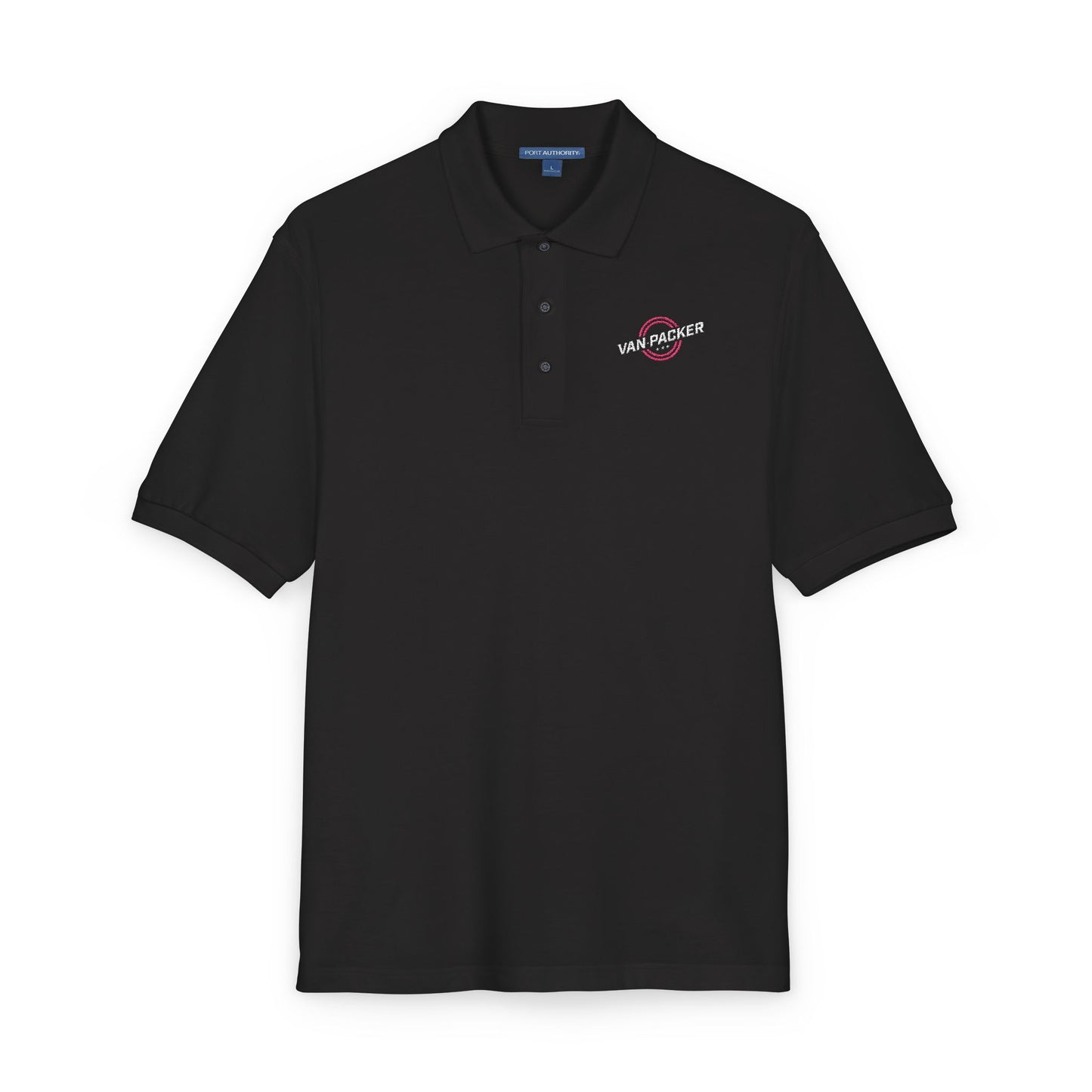 Embroidered "Van-Packer" Logo Polo Shirt