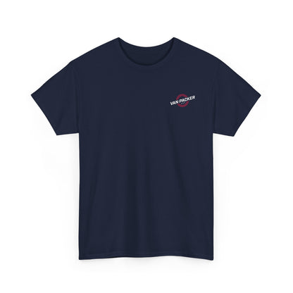 Van-Packer Logo Left Chest Made in the USA on Back T-Shirt