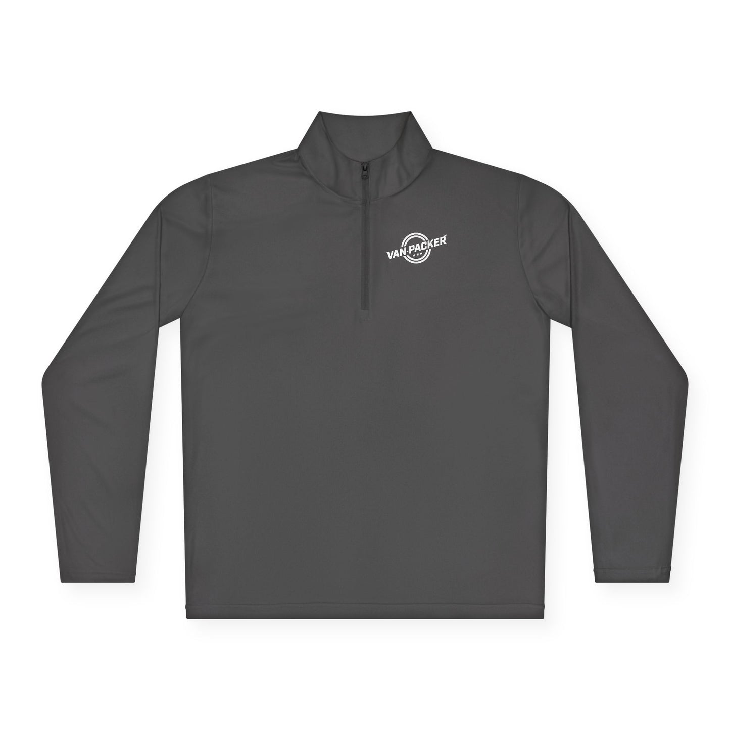 Unisex Quarter-Zip Van-Packer White Logo Pullover
