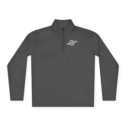 Unisex Quarter-Zip Van-Packer White Logo Pullover