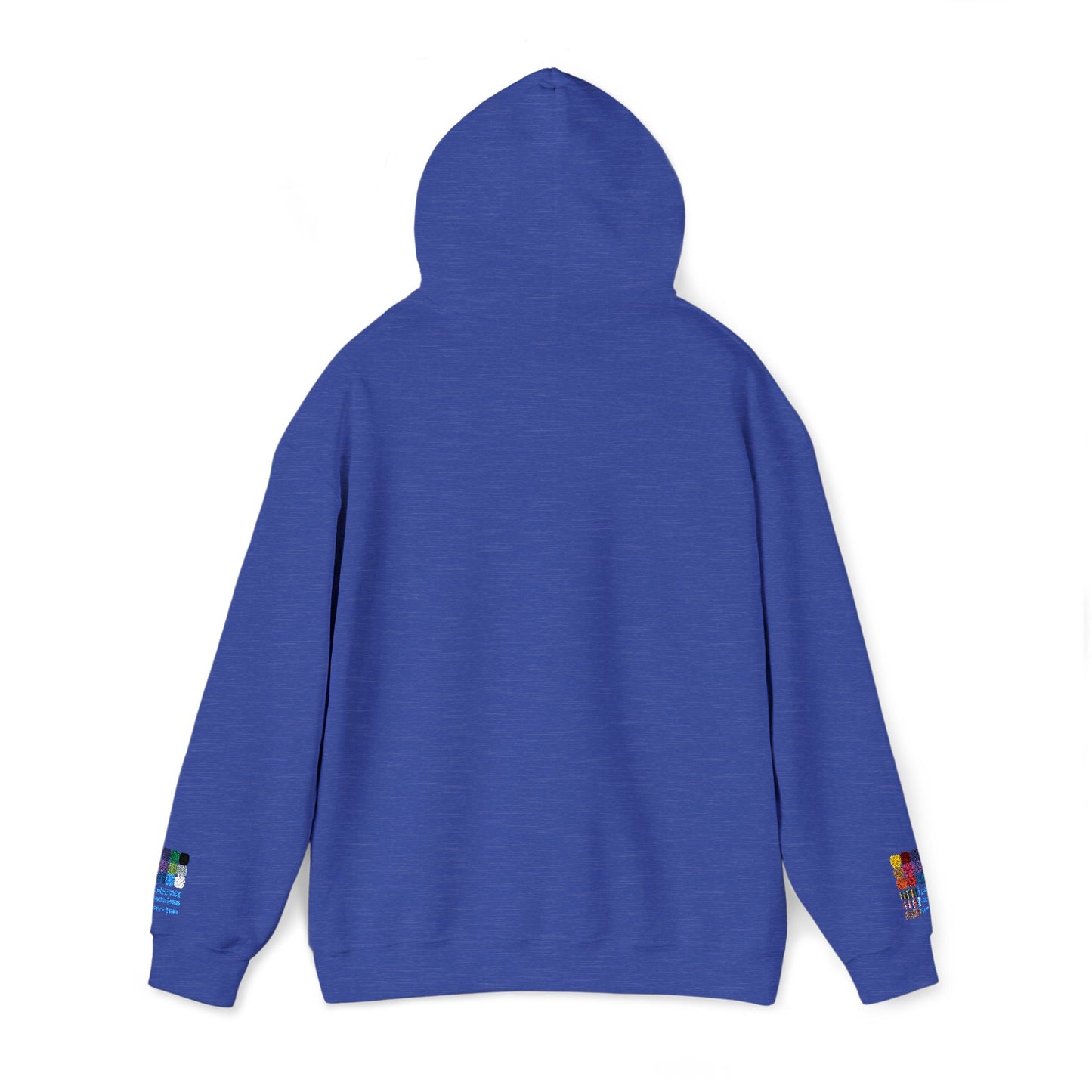 Unisex Heavy Blend™ Hooded Van-Packer White Logo Sweatshirt
