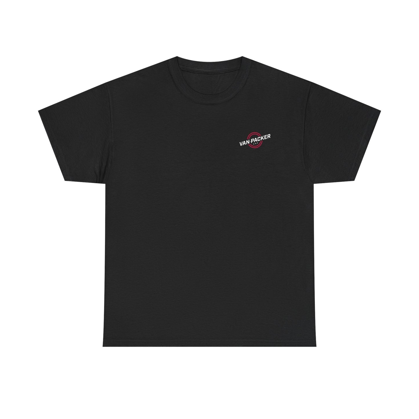 Van-Packer Logo Left Chest Made in the USA on Back T-Shirt