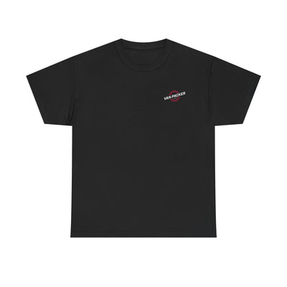 Van-Packer Logo Left Chest Made in the USA on Back T-Shirt