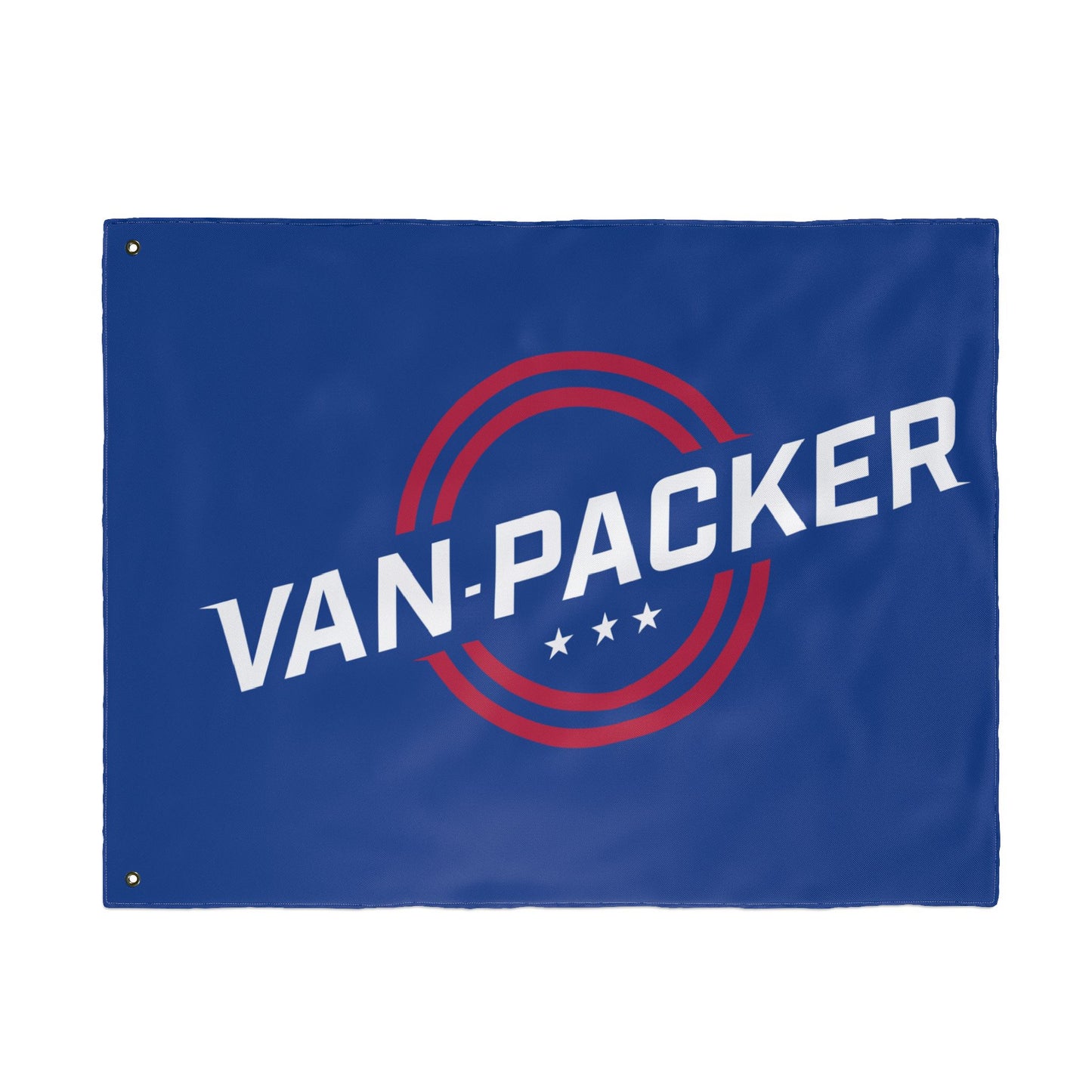 Double Sided Van-Packer Logo Flag