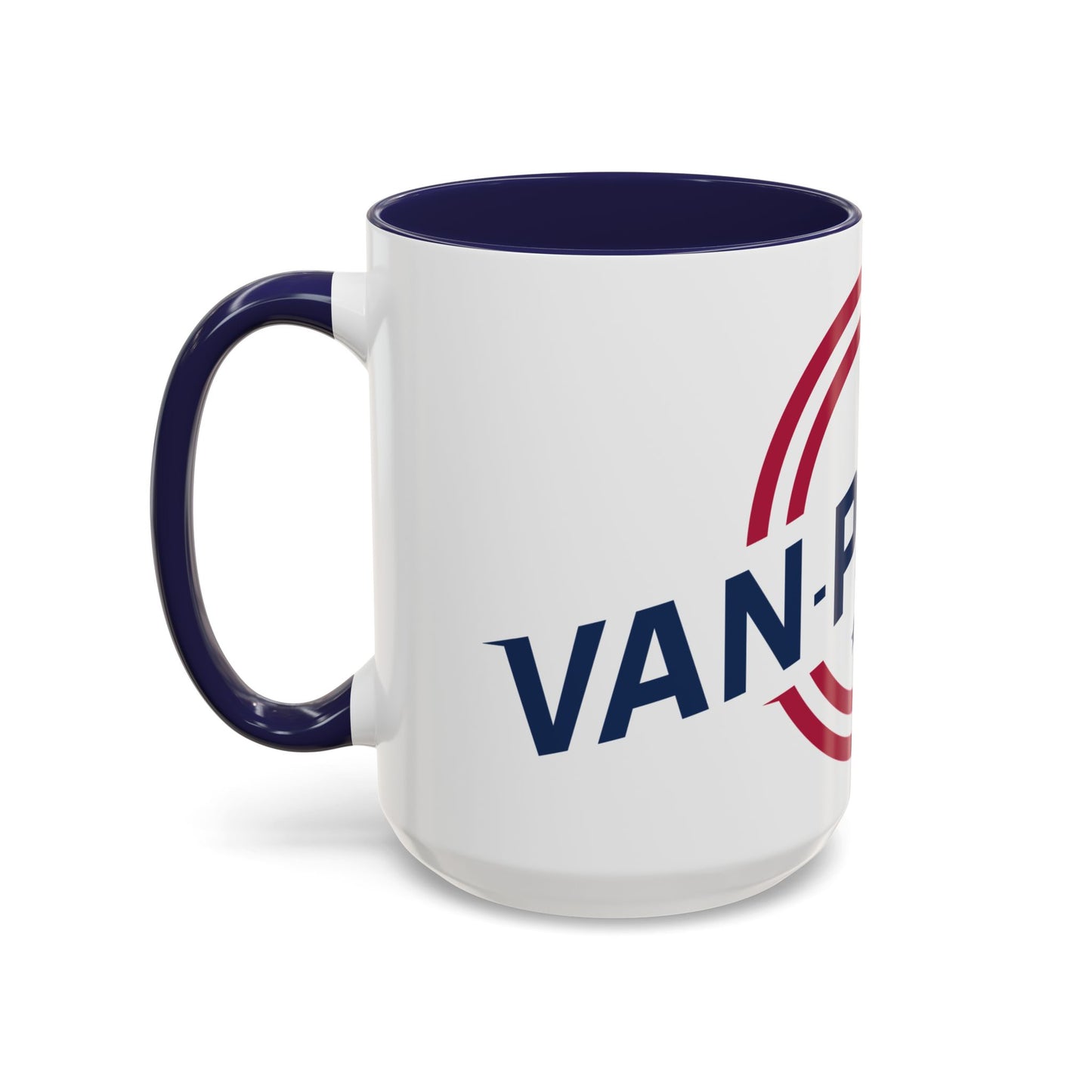 Modern Accent Van-Packer Coffee Mug — Bold Minimalist Circle Design (11/15 oz)