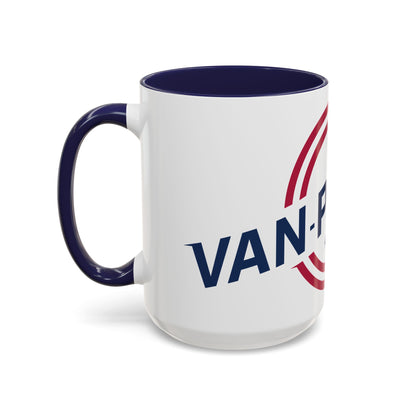 Modern Accent Van-Packer Coffee Mug — Bold Minimalist Circle Design (11/15 oz)