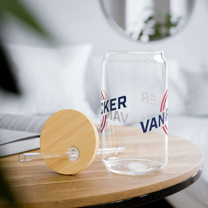Van-Packer Logo Sipper Glass, 16oz