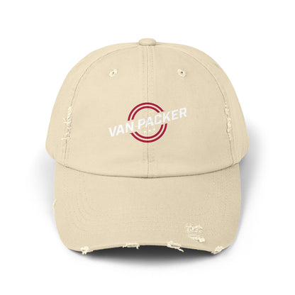 Unisex Distressed Van-Packer Cap