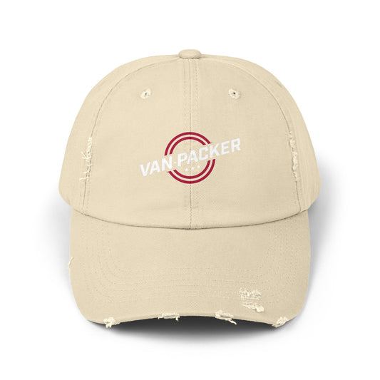 Unisex Distressed Van-Packer Cap