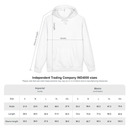 Unisex Heavyweight Van-Packer Hooded Sweatshirt by Independent Trading Co.