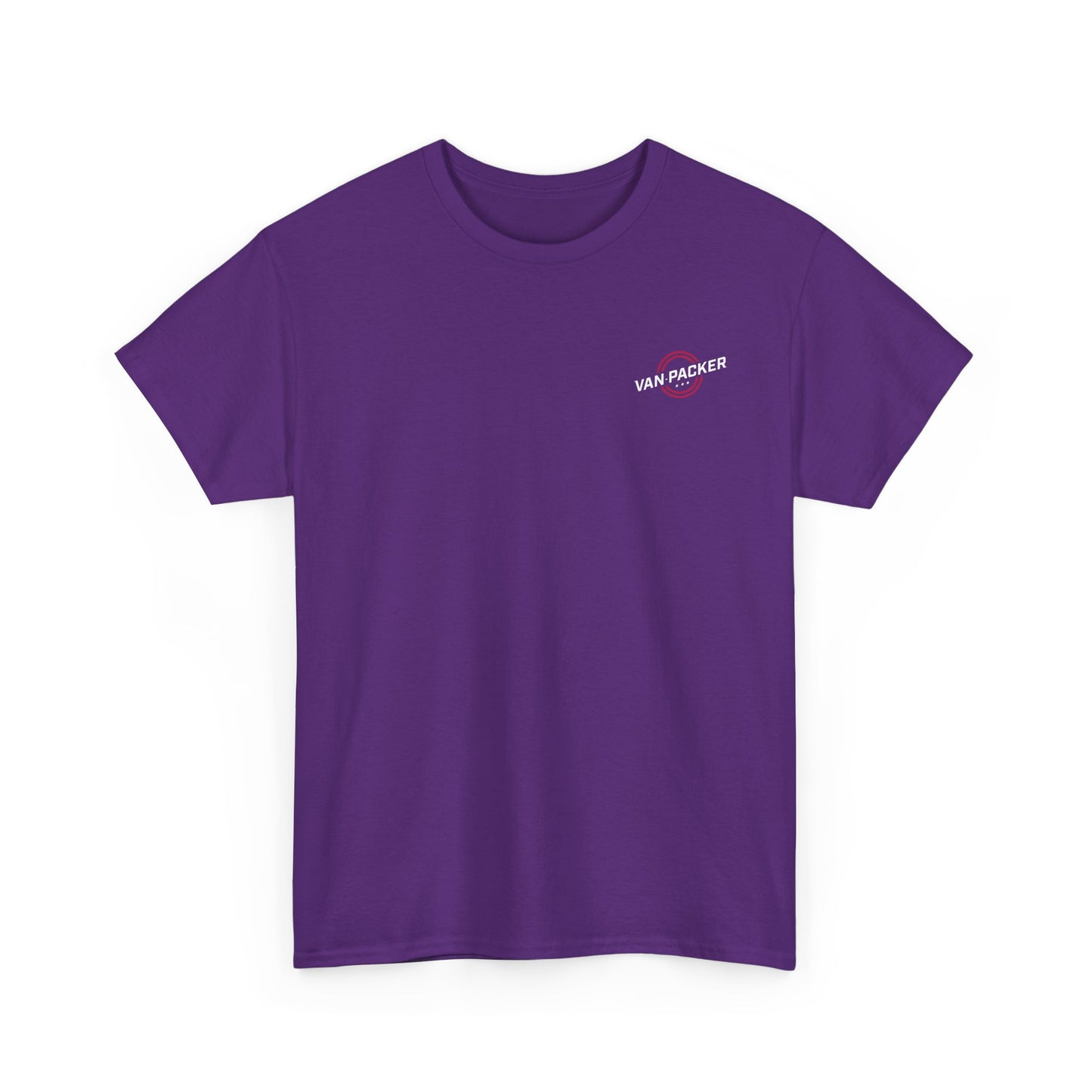 Van-Packer Logo Left Chest Made in the USA on Back T-Shirt