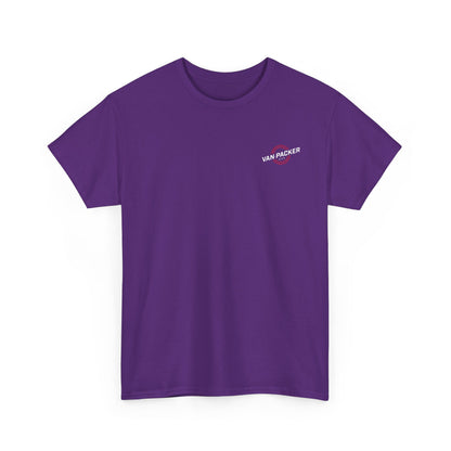 Van-Packer Logo Left Chest Made in the USA on Back T-Shirt